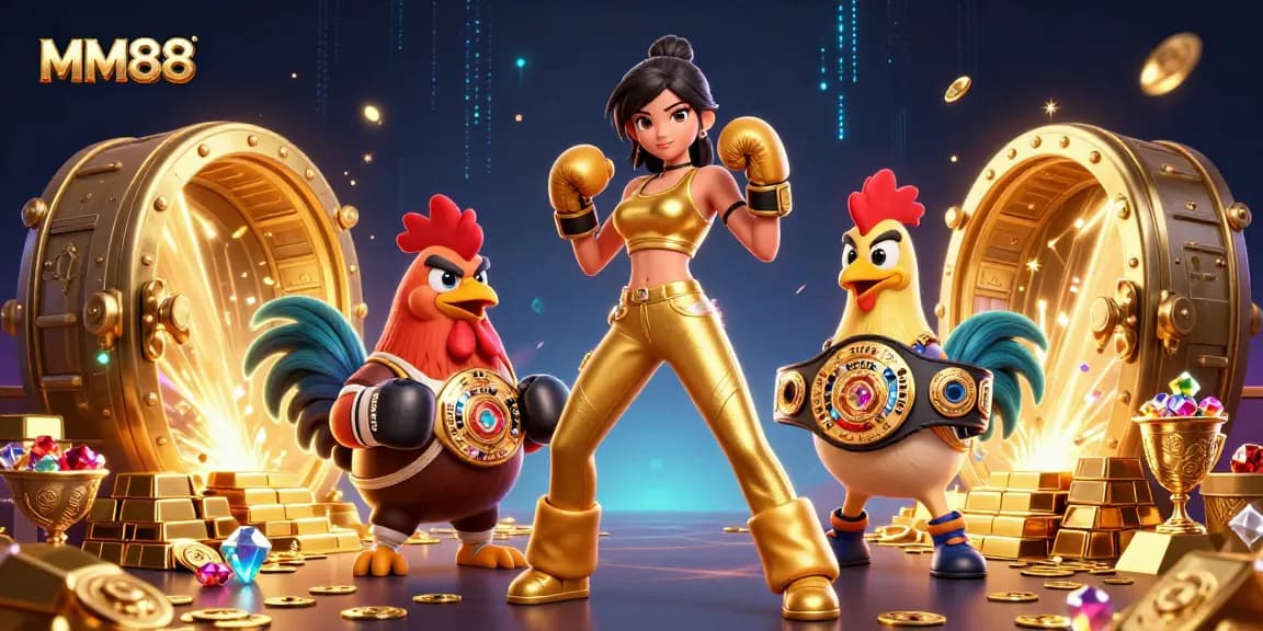 Experience thrilling wins at MM88 with dynamic characters and dazzling casino elements in action.