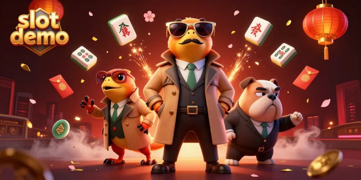 Menangkan slot demo seru dengan desain unik dan raptor lucu memasuki lounge kasino VIP.