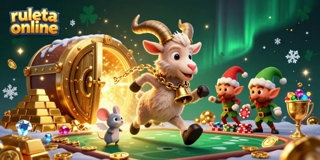 Gira la ruleta online para elegir opciones al azar en un ambiente festivo y dinámico.