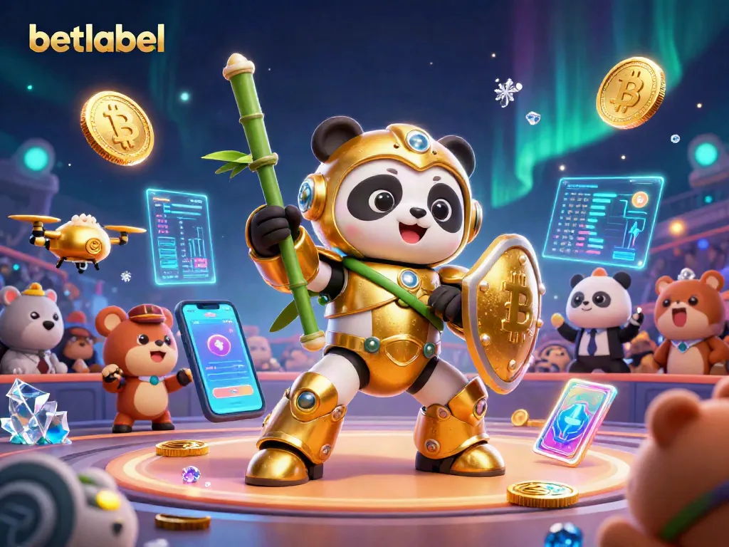 Experience the excitement of betting at betlabel with vibrant characters in a dynamic casino scene.