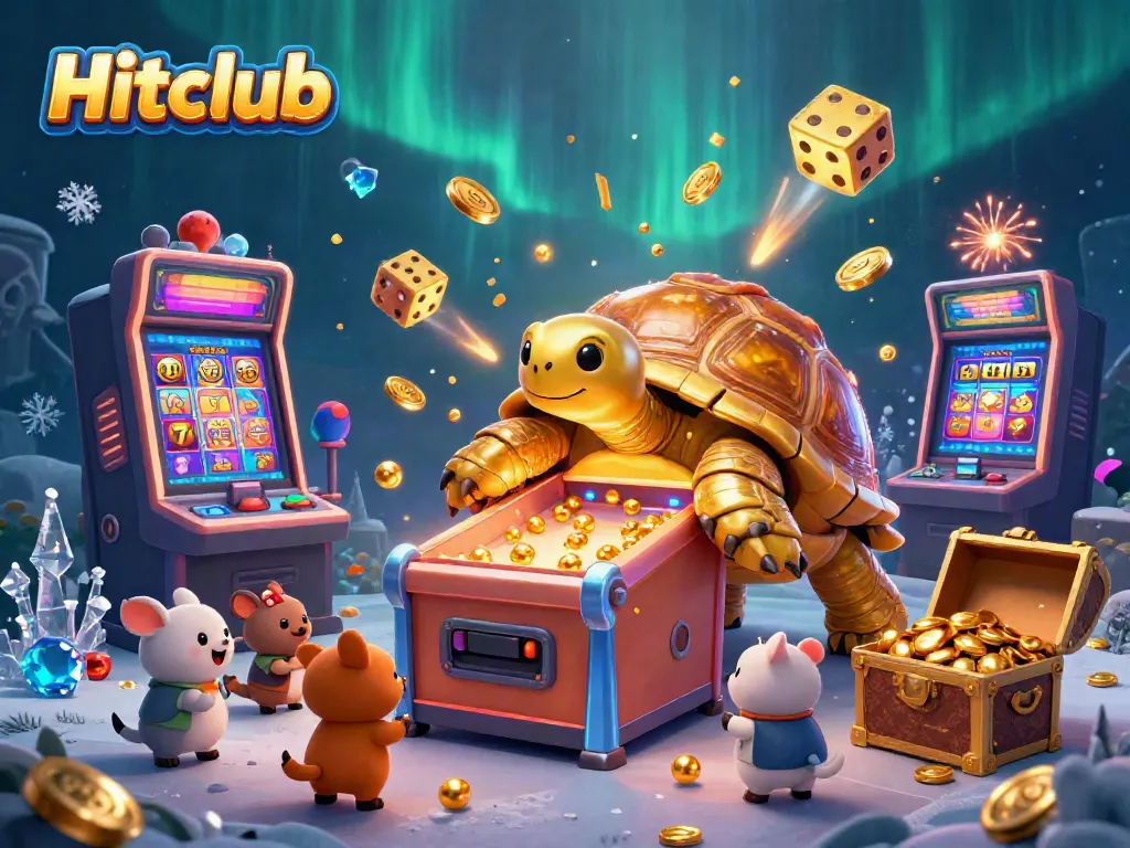 Experience unforgettable fun at Hitclub with a vibrant slot machine explosion amidst exciting gameplay elements.